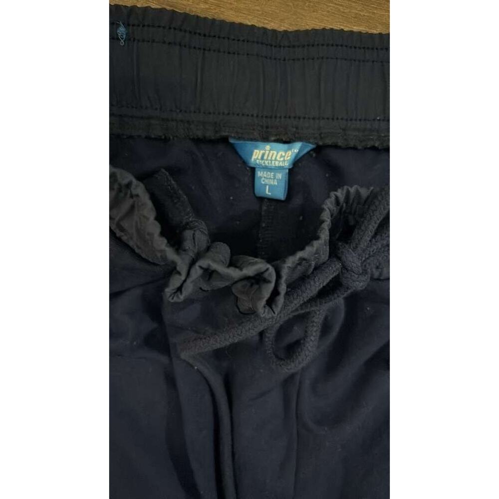 Prince Pickleball Men's Navy Blue Athletic Shorts Large Cargo Pocket Drawstring - Picture 4 of 6